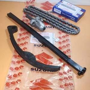 Paket Rantai Keteng Satria Fu 150+Lidah Tensioner+Tonjokan Keteng Suzuki Satria Fu 150
