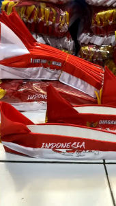 IKET KEPALA MERAH PUTIH ISI 20pcs (1Kodi) /BANDO MERAH PUTIH/BLANGKON MERAH PUTIH