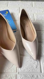 Sepatu Tumit balok Zara sepatu tumit wanita import