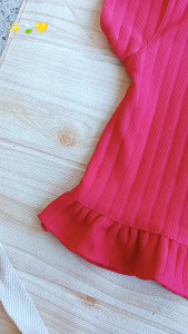 Setelan Pendek Anak Perempuan Terbaru 1-7 tahun bahan Knit Hornet /One Set Barbie Viral