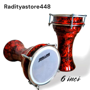 darbuka 6 inci mainan anak dumbuk pinggang murah