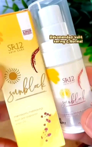Sunblock SR12 Sunscreen Spf 30+ Melindungi Kulit dari Paparan Sinar Matahari Melembabkan Wajah