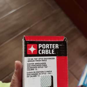Porter Cable 2-1/2 in. x 15-Gauge Galvanized Finish Nails (1000 per Box)