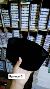 Peci songkok hitam AC fentilasi kopiah Hitam Ac polos tinggi 9 cm anak anak dan dewasa laki laki pria nyaman lembut