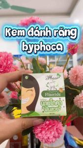 Kem đánh răng By Phoca combo 10 hộp tặng 2 bàn chải Phoca kem đánh răng cho người niềng răng 25gr