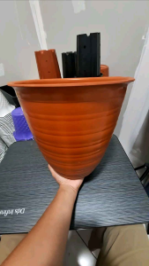 GROSIR 1 LUSIN Pot Tirus 30 / Pot Tanaman / Pot Bunga / Pot Bunga Plastik / Pot Bunga Murah / Pot Cantik