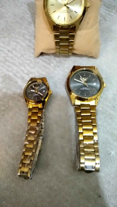 Jam Tangan couple jam tangan stainless SeikQ Tanggal aktif