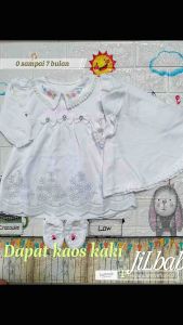 BAJU bayi Perempuan 0 6 bulan SEtelan Jumper Love baju bayi anak cewek Akikah PEsta Formal Pakaian bayi perempuan cewek Newborn baru lahir SET tutu murah untuk bayi lucu Kekenian 1 paket Korea gemes Rok tille lapis 2 umur 2 3 4 5 6 7 8bulan Rok tutu viral