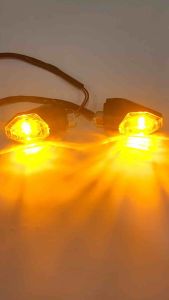 2 Pcs Lampu Sein Lampu Sen 1 Led Universal Warna Amber Untuk Motor Universal