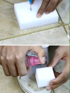 Spon Magic Busa Ajaib Spon Busa Nano Jepang Melamin Spon Cuci Piring Spon Serbaguna