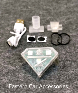 3color Flash LED Warning Light Rechargeable Anti-Collision Strobe Light Car Motorcycle Bikes