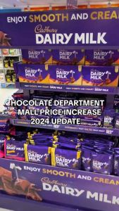 PER PIECE AUTHENTIC CADBURY DAIRY MILK (Mall Department Store Price Php 229)