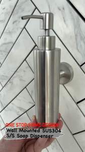 🌈WALL MOUNTED SUS304 S/STEEL SOAP DISPENSER