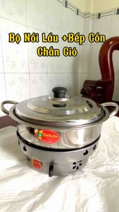 ComBo Nồi Lẩu Bếp Cồn Chắn Gió