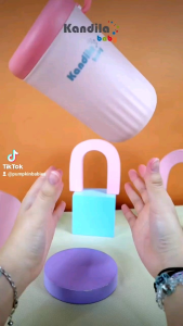 Kandila Baby Travel Bottle Brush KDL006-12 - Trevel Sikat Botol Set Rack Sikat compact