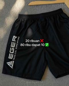 PROMO 40 RIBU DAPAT 6 Celana Pendek Kolor Sports Olahraga Pria Wanita / Kolor Pendek Santai Murah Pria Wanita Terbaru