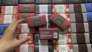 Xà bông cục Leather & Brandy hương mạnh mẽ cuốn hút - Bath and Body Works chính hãng Mỹ