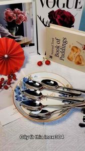 Combo 5 Chiếc Thìa Muỗng Inox 304 (không hút nam châm) 18.5cm Đẹp Sang Xịn Mịn Không Vết Xước - Ăn Cơm-Phở