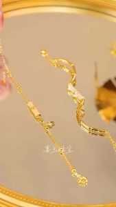 T40 (Beli 2 dapat bonus) Gelang Bambu Titanium Perempuan Perhiasan Bracelets