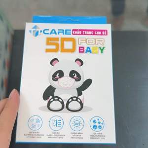 Khẩu trang 5D cho bé