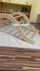 EducratePH Connectable Wooden Pikler Climbing Arch | Rocker