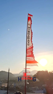BENDERA BANDIR REMPLE DIRGAHAYU 4 Meter ( PREMIUM )