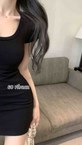 OLIVE Dress Mini Jersey Bodycon Dress 920