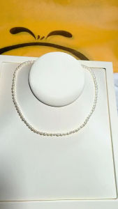 Vòng cổ ngọc trai viên dài 3mm kiểu choker đẹp sang chảnh