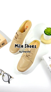 Sepatu wanita wedges terbaru ONE LOVE model bustong dobel pita empuk dan ringan