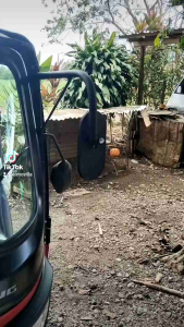 bajaj re/maxima side mirror bracket/mirror/bracket