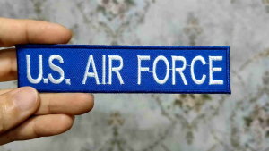 ตัวรีดติดเสื้อ Air Force เครื่องหมายทหารอากาศ เครื่องหมายนักบิน ใช้ประดับเสื้อผ้า กระเป๋า กางเกง หมวก ได้ตามต้องการ