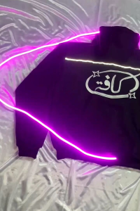 Hoodie Boxy Reflektif Custom Bordir