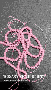 Teacher Rowena Mari | DIY ROSARY BEADING KIT #1 - #10 | Small Beads