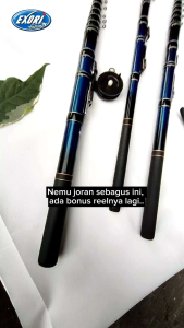 Joran tegek kolong custom exori 450 + reel