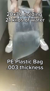 BIG PE PLASTIC BAG .003 THICKNESS FOR UKAY LAUNDRY PLASTIC MAKAPAL