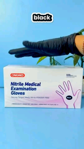 SARUNG TANGAN KARET HITAM HAND GLOVE BLACK LATEX TEBAL / Sarung Tangan Karet Nitrile Detailing Hitam Hand Glove Detailing - Sarung Tangan Safety Palm Fit Mekanik Hitam Safety Work Cleaning