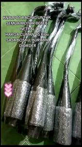 Knalpot Racing RCB Supra X 125 Supra Lama Vega Jupiter Kirana Kharisma Revo Astrea grand C70