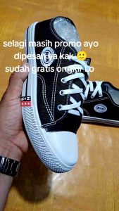 sepatu sekolah nb kanvas terbaru sepatu sekolah hitam putih mode pendek tali sd smp sma