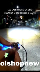 Lampu Led Depan Motor Combo 2 Warna Putih Kuning Beat Karbu Beat FI Mio Sporty Soul GT Xeon