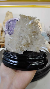 Natural Finest Himalaya White Quartz Crystal Cluster Ornament MW05 #WhiteCrystal #CrystalQuartz #homedecor