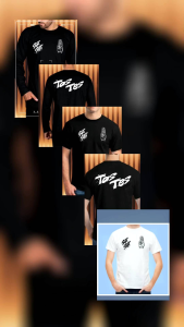 Kaos Sat Set Tas Hitam Katun Combed 24s Cocok Buat Pria & Wanita