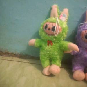 Gantungan Kunci Boneka Lanbubu 15cm Viral Lucu Murah