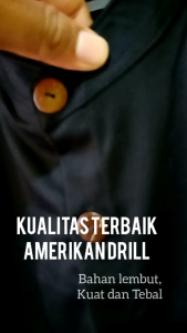 Stelan Pangsi Katun Drill Original Free Totopong Pakaian Adat Pria Dewasa Jumbo Size S-XXXXL Lengkap