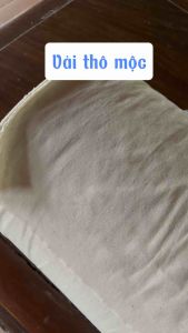 Set 15m vải thô mộc 1*18m dùng trang trí làm đồ hanmade chụp ảnh tập thêu may....