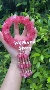 พวงมาลัยวันแม่ ไหว้แม่ ไหว้พระ หน้ารถ ถวายพระ ลูกปัด