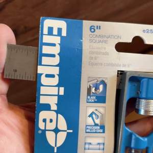 Empire 6 in. True Blue Blade Pocket Combination Square
