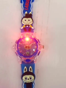 Jam Anak Jarum Musik Lampu Bercahaya