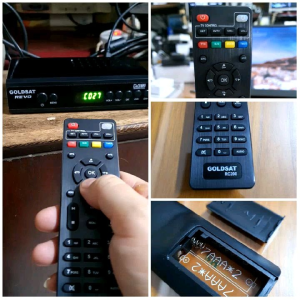 Remot STB Goldsat Revo Sonic remote setopbox digital tv ORIGINAL RC200 & RC120 tanpa program.
