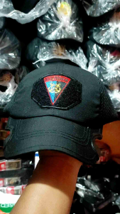 TOPI POLAIR TACTICAL COAK HITAM LOGO: TOPI DESAIN TAKTIKAL & AKTIVITAS OUTDOOR
