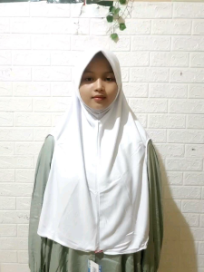 Bergo sekolah Cemerlang / kerudung sekolah by Zoya (Mini untuk TK maxi untuk SMP)